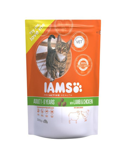 IAMS Cat Adult All Breeds Lamb 300 g