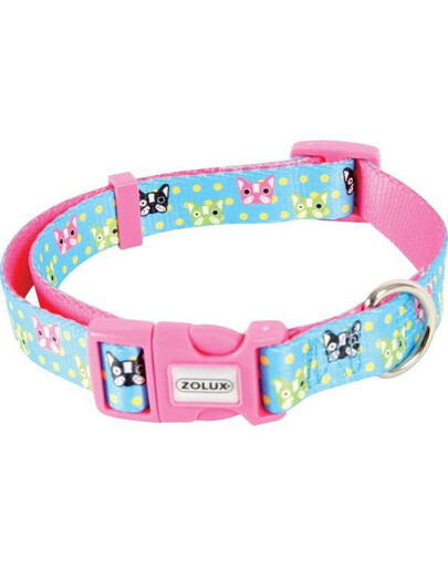 ZOLUX Candy reguliuojamas antkaklis 20 mm turkio spalvos