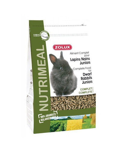 ZOLUX Nutri'Meal Rabbit Junior maistas granulėmis 2.5 kg
