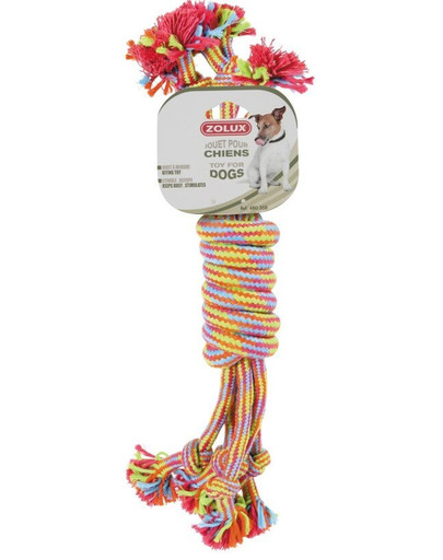ZOLUX spalvinga virvių ritė žaislas 35 cm