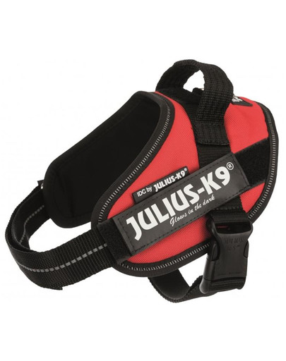 TRIXIE Julius-K9 petnešos šunims L-XL, spalva: raudona