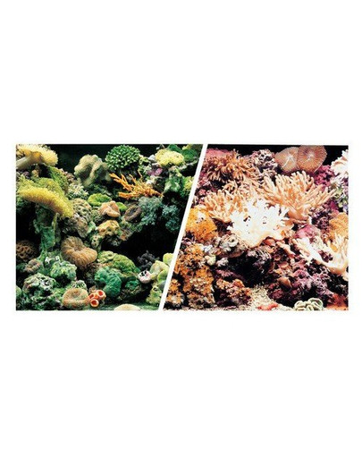 HAGEN Aquarium dvipusis akvariumo fonas rifas arba koralai 45 cm x 7.5 m