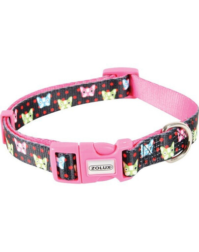 ZOLUX Candy reguliuojamas antkaklis 10 mm juodas