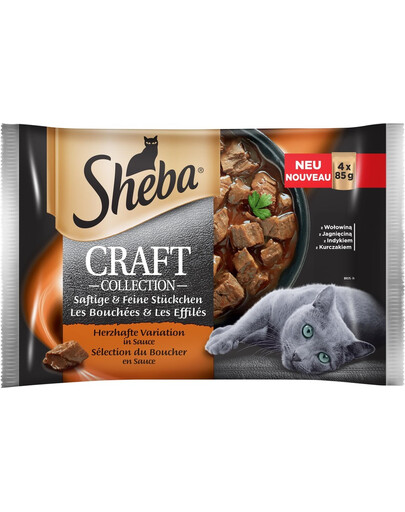 SHEBA Craft Collection​ konservų rinkinys 4x85 g