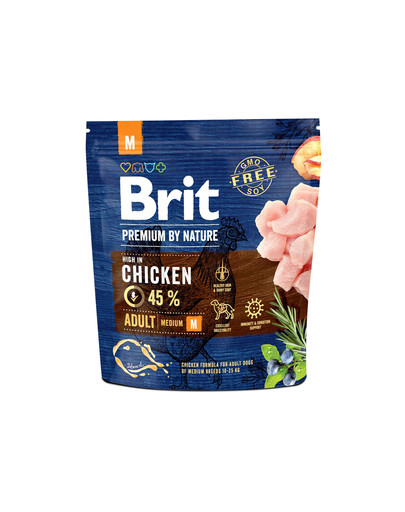 BRIT Premium By Nature Adult M 1 kg