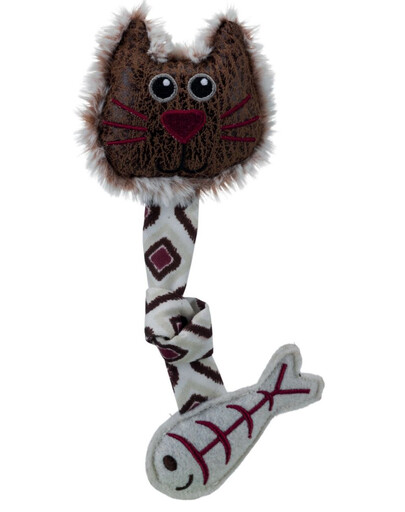 TRIXIE katės galva pliušinė/katžolės medžiaga 20 cm