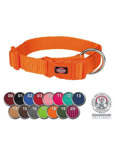 TRIXIE Apykaklė Premium, L–XL: 40–65 cm/25 mm, indygo