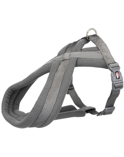 TRIXIE Premium Touring petnešos, M: 45–70 cm/25 mm grafito sp.