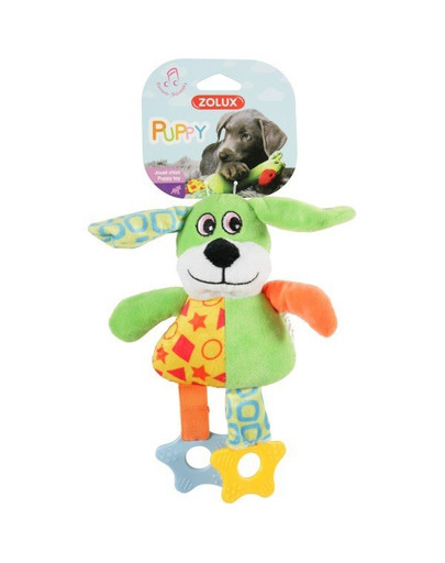 ZOLUX Puppy žaislas šuo žalias 22 cm