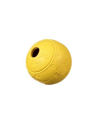 BARRY KING Skanėstų kamuolys su labirintu geltonas M 8 cm