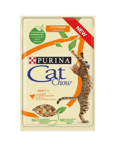 PURINA Cat Chow Adult Vištiena ir cukinijos 85 g