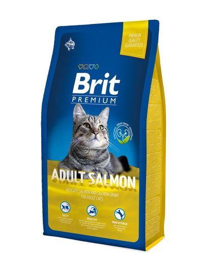 BRIT Premium Cat Adult  Salmon 8 kg