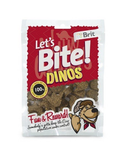 BRIT Care Let's Bite Dog Dinos 150 g