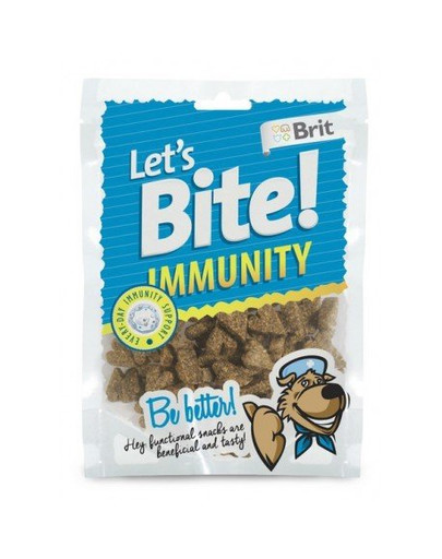 BRIT Care Let's Bite Dog Immunity ( su vištiena) 150g
