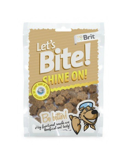 BRIT Care Let's Bite Dog Shine On! (su lašiša) 150g