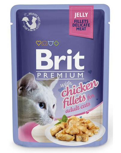 BRIT Premium konservai katėms Chicken in Jelly 85g