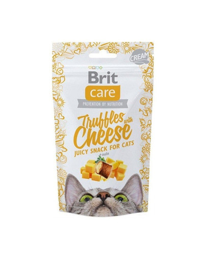 BRIT Care skanėstai katėms Truffles with Cheese 50g