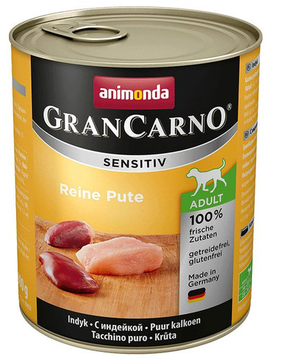 ANIMONDA Grancarno Sensitive kapsa Krůtí 800 g