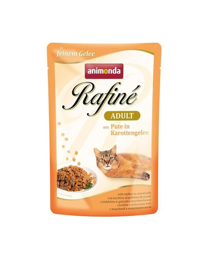 ANIMONDA Rafiné Soupé Adult kalakutiena morkų želėje 100 g