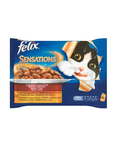 FELIX Sensations with Meat in Jelly 40 x 100g