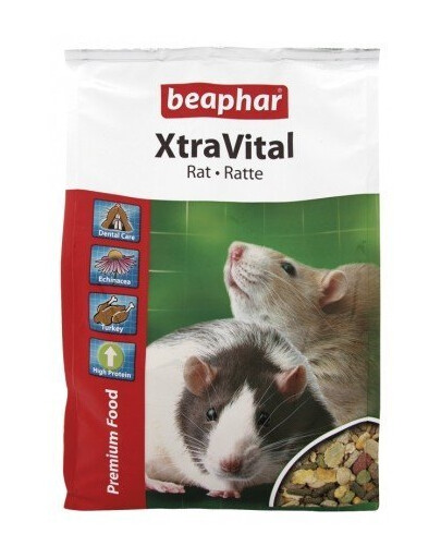 BEAPHAR XtraVital maistas žiurkėms 2,5 kg