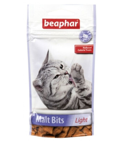 BEAPHAR Malt Bits Light nuo plaukų kamuoliukų 35 g