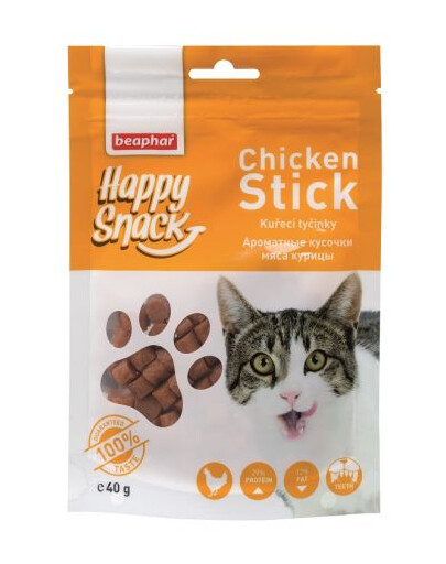 BEAPHAR Happy Snack Chicken Stick Vištiena 40 g