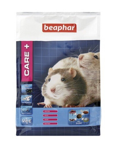 BEAPHAR Care+ maistas žiurkėms 700 g