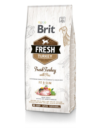 BRIT Fresh turkey with pea light fit & slim 2,5 kg