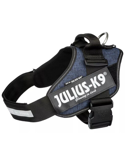 TRIXIE Julius-K9 petnešos šunims 4/XL, spalva: džinso mėlyna