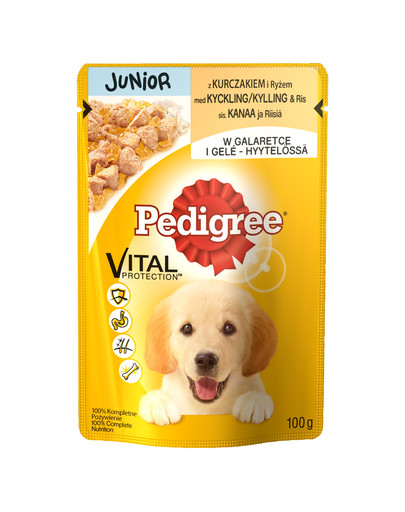 PEDIGREE Junior konservuotas maistas šuniukams su vištiena 100 g