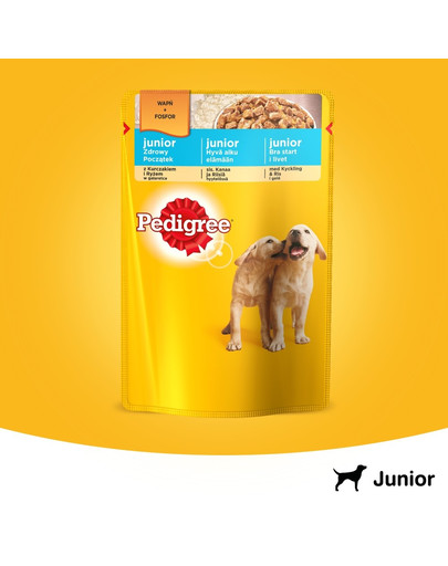 PEDIGREE Junior konservuotas maistas šuniukams su vištiena 100 g