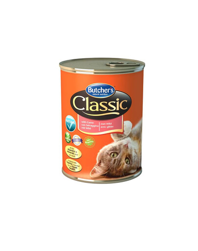BUTCHER'S Classic konservai su šernienos gabaliukais drebučiuose 400 g