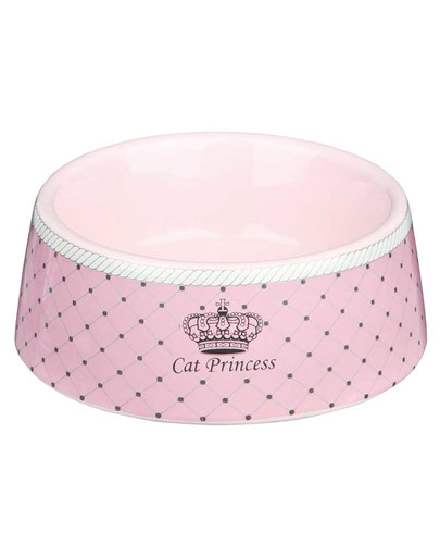 Trixie keramikinis dubenėlis Cat Princess 0.18 l rožinis