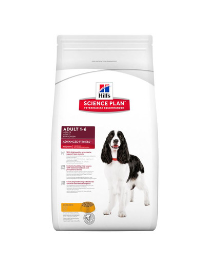 Hill'S Science Plan Canine Adult Advanced Fitness Large Breed Chicken 12 kg