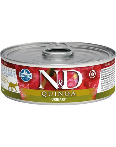 N&D Cat Quinoa Urinary konservai 80 g