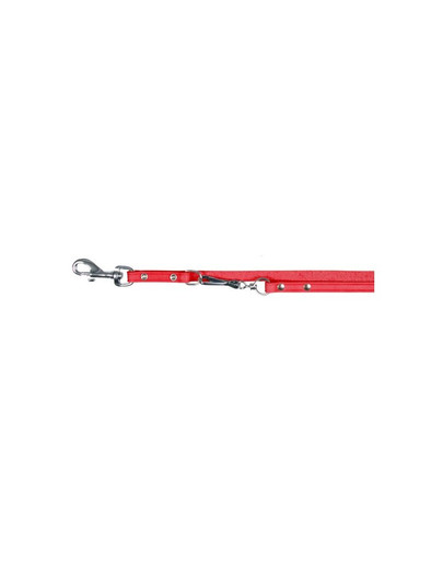 Trixie Basic Adjustable Lead pavadėlis S - M  2 M / 13 mm raudonas