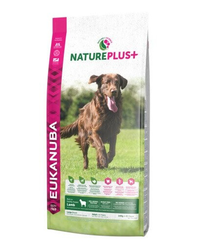 EUKANUBA Nature Plus+ Adult Large Breed Rich in freshly frozen Lamb 2,3 kg