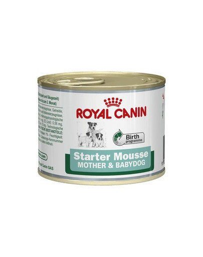Royal Canin Starter Mousse 195 g - konservuotas ėdalas