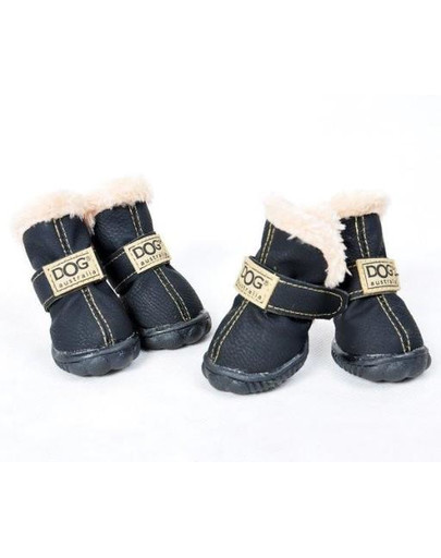 ZOLUX T2 šunų batai (4 x 3 cm viršutinio aukščio 7 cm) juodi 4 vnt.
