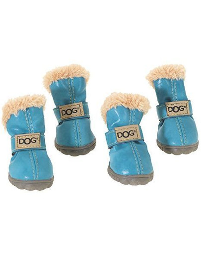 ZOLUX T1 šunų batai (4 x 3 cm viršutinio aukščio 7 cm) Mėlyni 4 vnt.