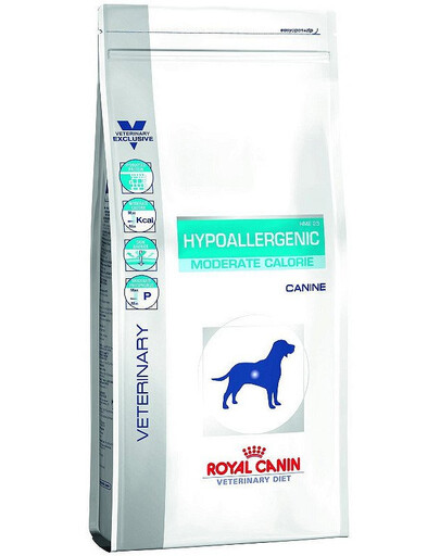 ROYAL CANIN Dog hypoallergenic moderate energy 14 kg