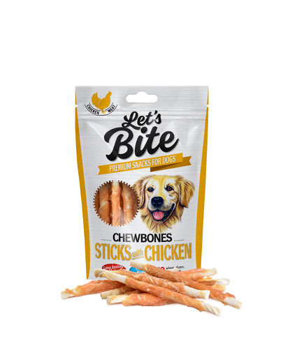 BRIT Let's Bite chewbones sticks with chicken 300 g
