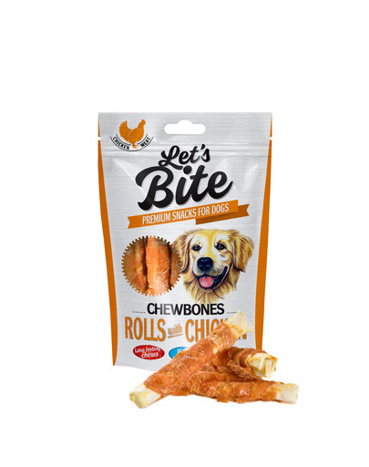 BRIT Let's Bite chewbones rolls with chicken 110 g