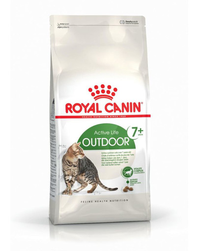 ROYAL CANIN Outdoor 7+ 4 kg  sausas maistas katėms, vyresnėms nei 7 metų, išeinančioms