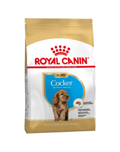 ROYAL CANIN Cocker Puppy 3 kg Sausas maistas šuniukams iki 12 mėnesių, kokerspanielio veislė