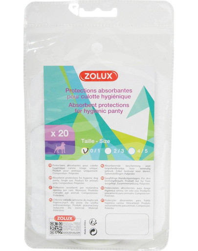 ZOLUX higieniniai įdėklai S2-S3
