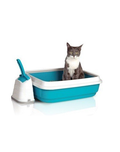 Imac Duo tualetas katėms turkio spalvos