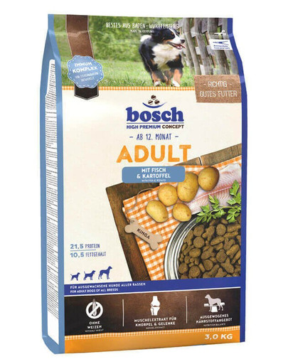 Bosch Fish&Potato su žuvimi ir bulvėmis 3 kg