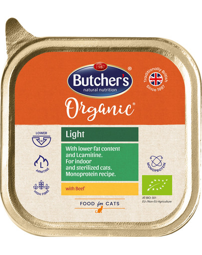 BUTCHER'S Organic Light jautiena 85 g